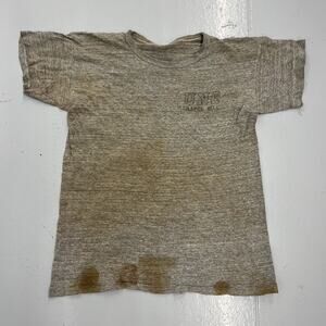 Vintage 60s UNC Grey Distressed T-Shirt